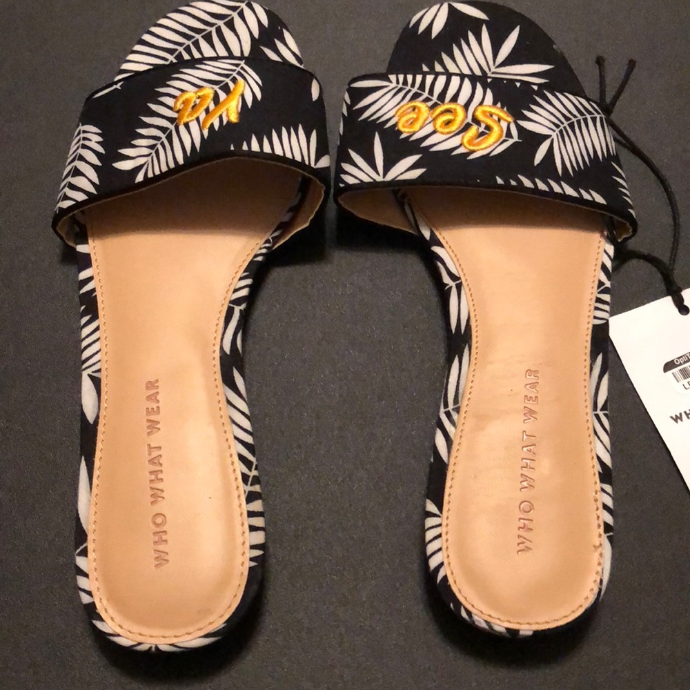 Woman slip on